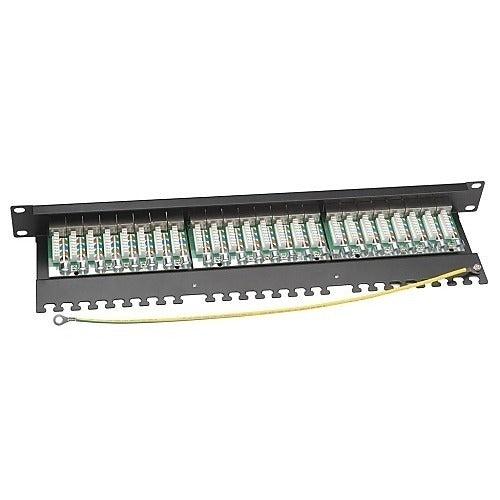 PLATINUM TOOLS Platinum Tools 675-24C6AS 24 Port Cat6a Shielded Patch Panel