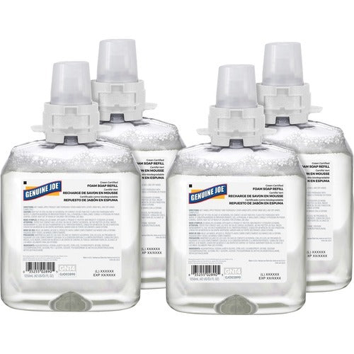 GENUINE JOE Genuine Joe GJO02890CT Foam Soap Refill 1250 Ml 4 Pack