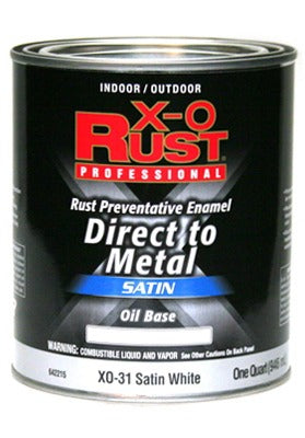 BSC PREFERRED Bsc Preferred XO31-QT X-o Rust Satin White Enamel 1 Qt