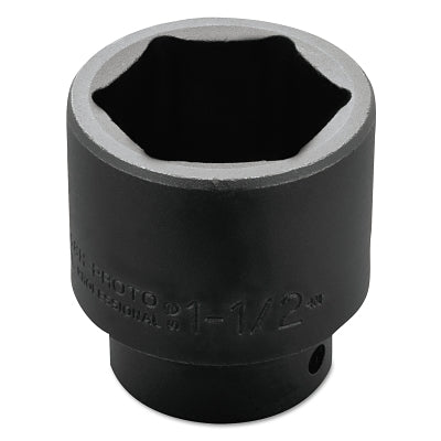 Proto J7448H Impact Socket 1/2 in Drive 1-1/2 in Opening 6 Points