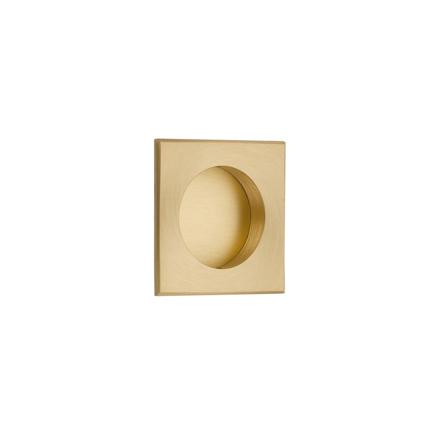 EMTEK Emtek 2213US4 Square Flush Pull Satin Brass