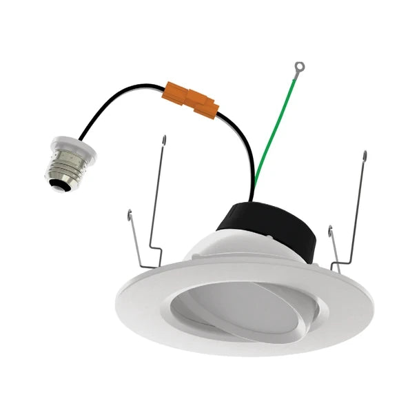 HALCO LIGHTING Halco 83988 ProLED Select Gimbal Downlight 11W (6in/25Â° Tilt 355Â° Rotation) FSDLG6FR11/CCT/LED