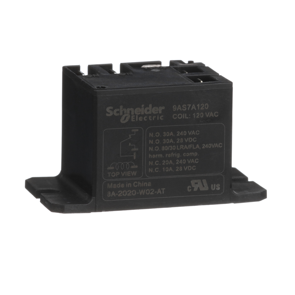 Schneider Electric 9AS7A120 Power Relays, Harm 120V AC (30A Flanged Panel Mount) Replacement MPN