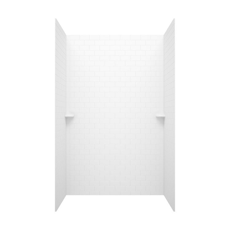 Swan STMK723662.010 72-1/2 x 62 in. Swanstone Shower Unit in White