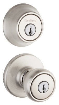KWIKSET Kwikset 690T 15 Cp Tylo Entry Combo Set Satin Nickel 6 Pack