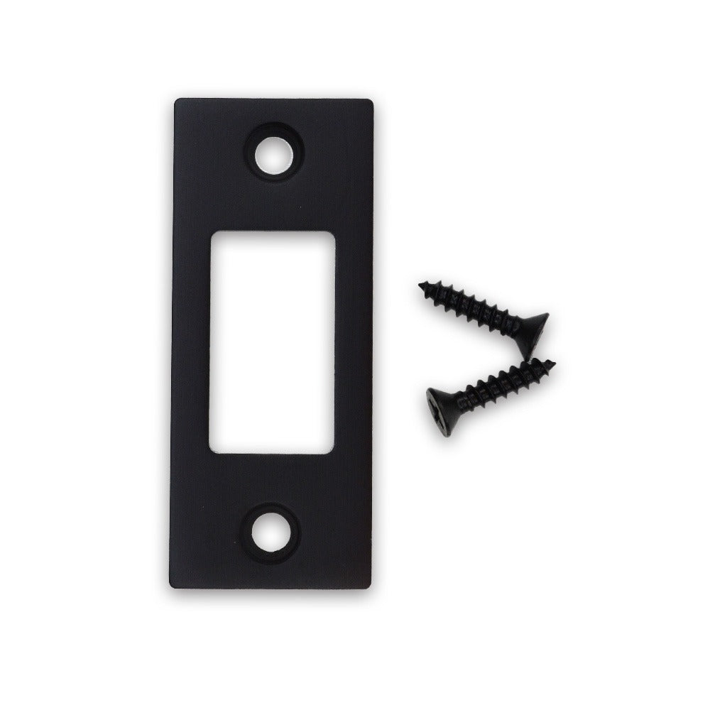 EMTEK Emtek 83223US19 Square Deadbolt Strike Flat Black