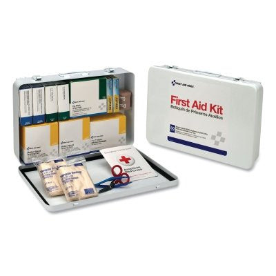 First Aid Only 6450 50 Person Industrial First Aid Kit Weatherproof Steel Case