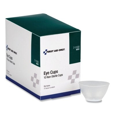 First Aid Only 7-110 Non-Sterile Eye Cups 10/Box