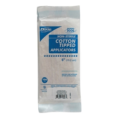 First Aid Only 90933 Cotton Tipped Applicator 6 Inches 100 Pack