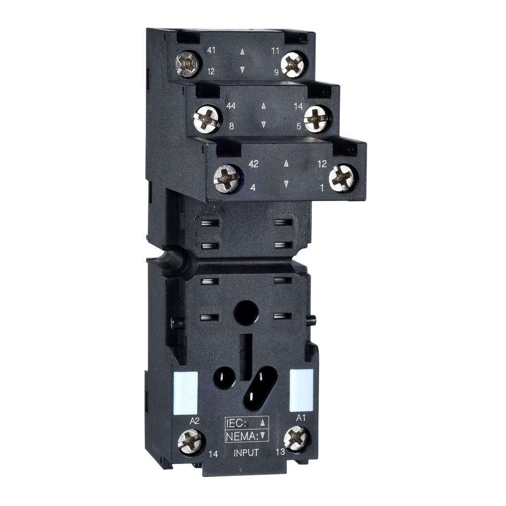 Schneider Electric RXZE2S108M Square D 250 Volt 12 Amp 35 mm Din Rail/Panel Mount Box Lug Connector Terminal Relay Socket