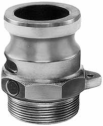 EVER-TITE Ever-tite 310FAL Cam Groove Coupling 1 in Mnpt Aluminum 250 Psi