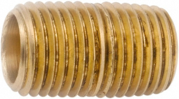 ANDERSON METALS Anderson Metals 736112-06 Brass Pipe Nipple 1 in Npt
