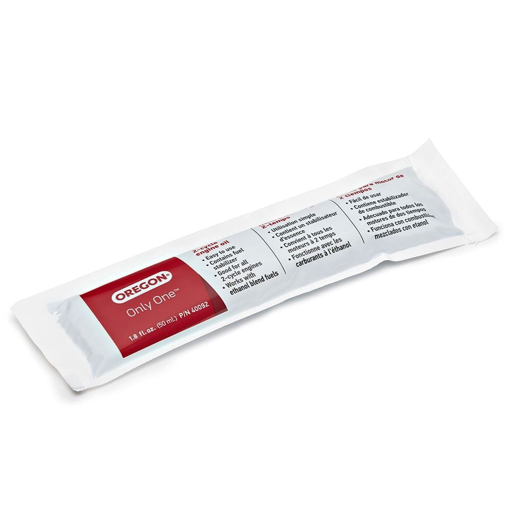 OREGON Oregon 40092 Only One 2-Cycle Engine Oil 1.8 oz Pouch Replacement 40092
