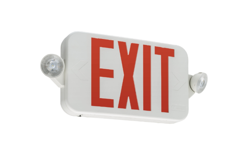 ACUITY BRANDS Acuity Brands ECC Emergency Light/Exit Combo 120/277V (Low-Profile)