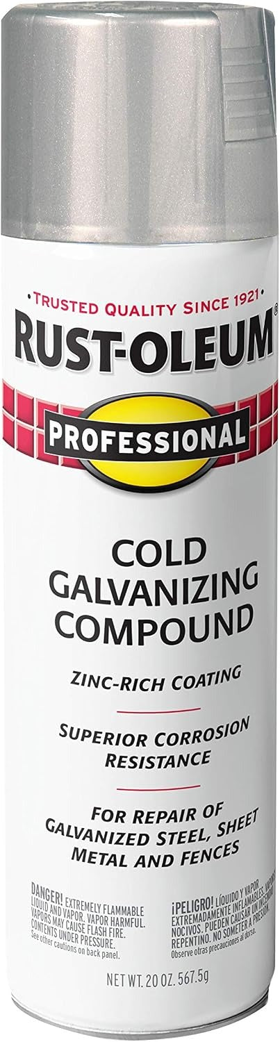 RUST-OLEUM Rust-Oleum 7585838 Professional Cold Galvanizing Compound Spray Paint 20 oz