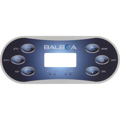 Balboa Water Group 12762 Overlay HQ-BWG TP600 P1 P2 Aux Lt Temp LCD