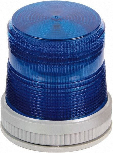 EDWARDS SIGNALING Edwards Signaling 105XBRMB120A Led Warning Light Blue 120VAC