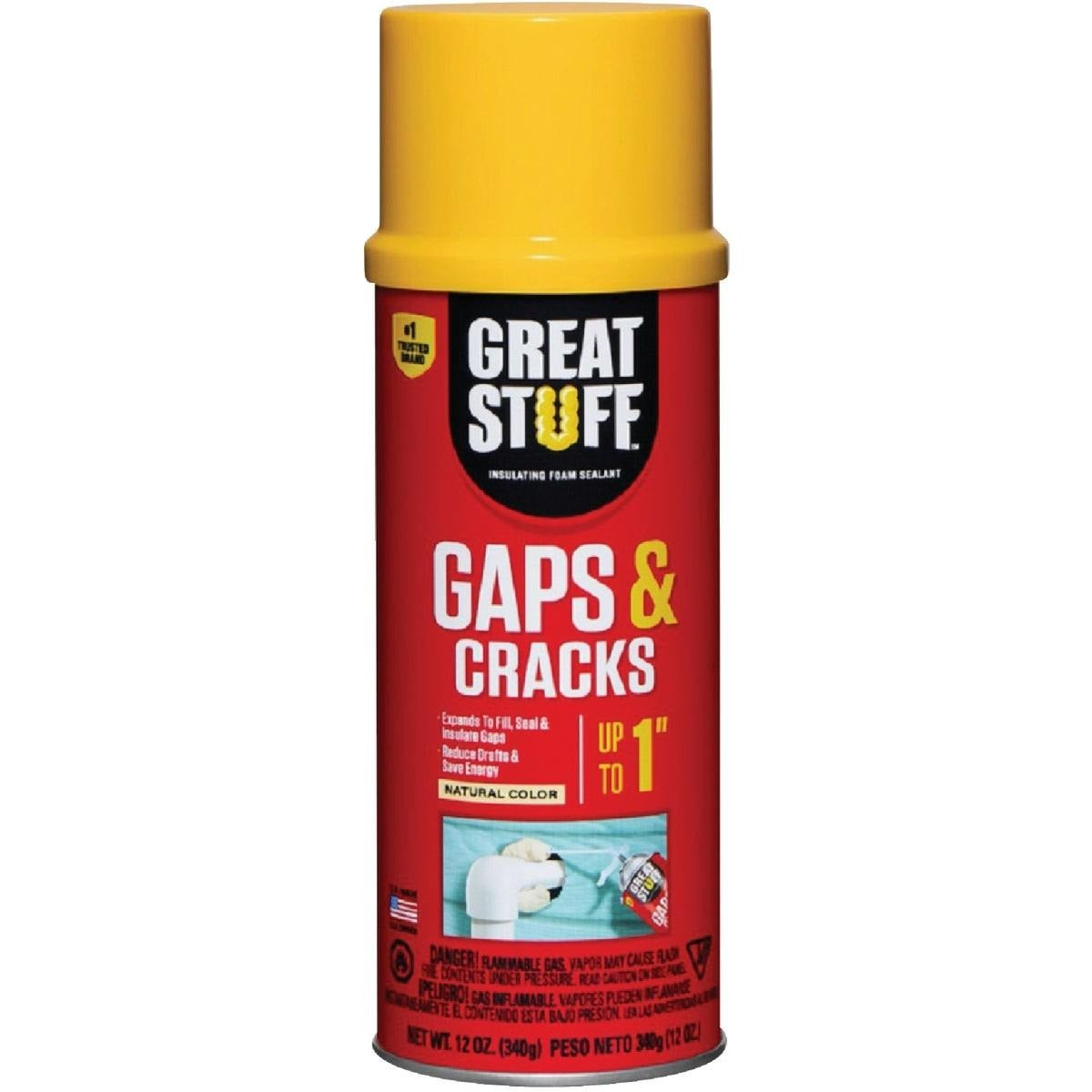 GREAT STUFF Great Stuff 157901 12 oz Gaps and Cracks (12 oz Each)