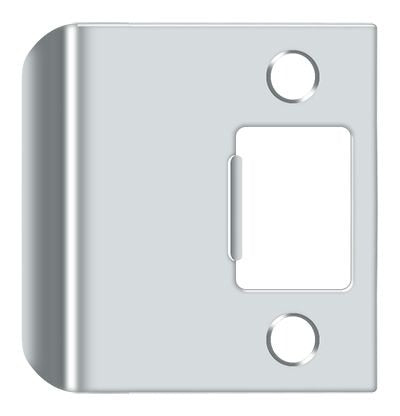 DELTANA Deltana SPE225U26 Extended Lip Strike Plate Bright Chrome