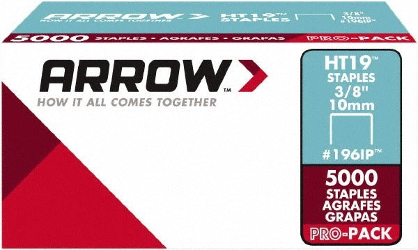 ARROW Arrow 196IP Light-duty Staple 3/8 Inch Leg 5000 Pack