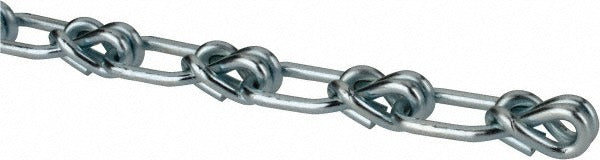 CAMPBELL Campbell 0741024 Single Loop Chain 0.12 in Steel Zinc