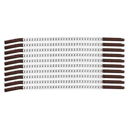 BRADY Brady SCN15-2 ClipSleeve Wire Marker Size 15 (Pack of 300 Each)
