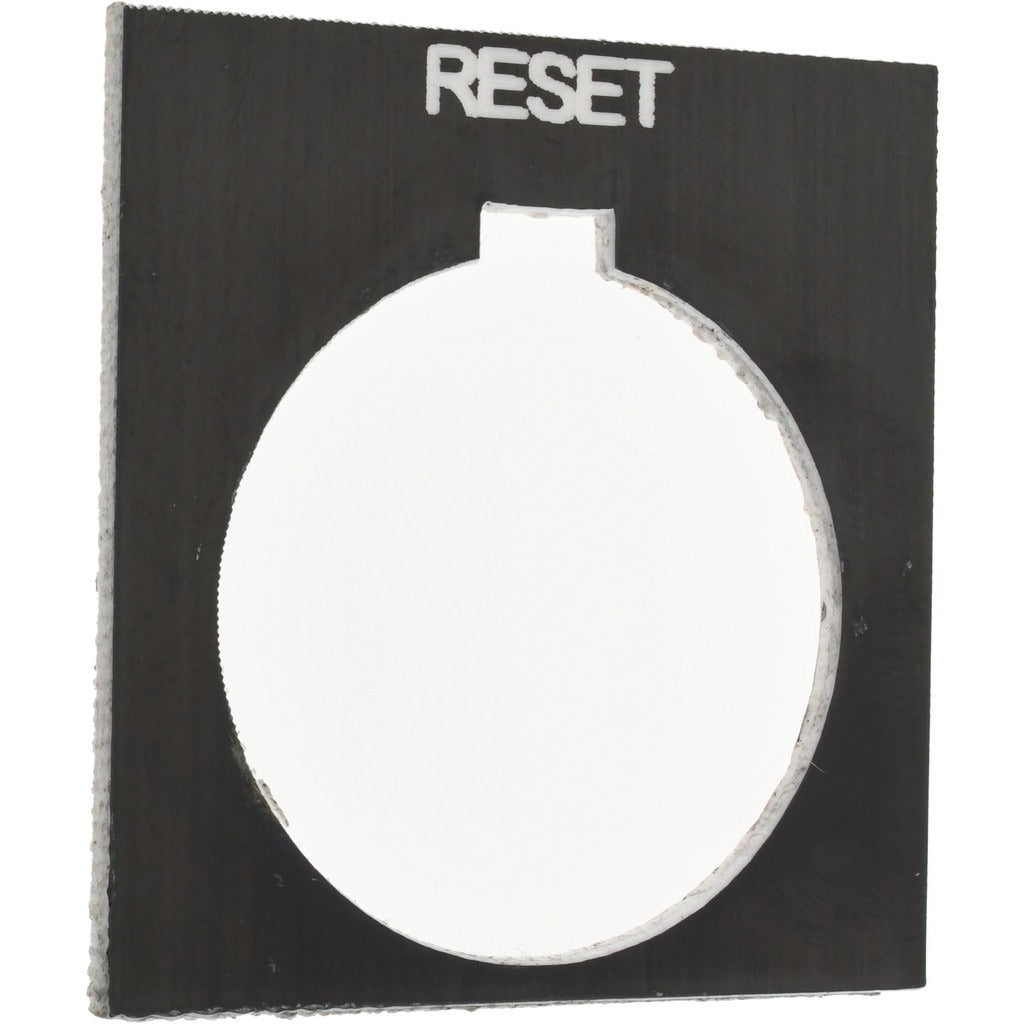 SCHNEIDER ELECTRIC Schneider Electric 9001KN223BP Legend Plate Reset