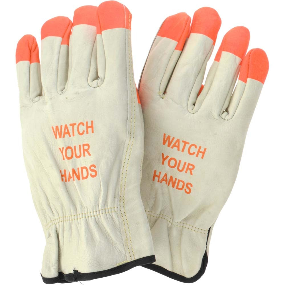 MCR SAFETY Mcr Safety 3215PIM Leather Work Gloves Size Medium