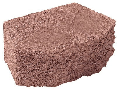 CHRISTYS Oldcastle 16200510 Stackable Retaining Wall Block 12 in Red