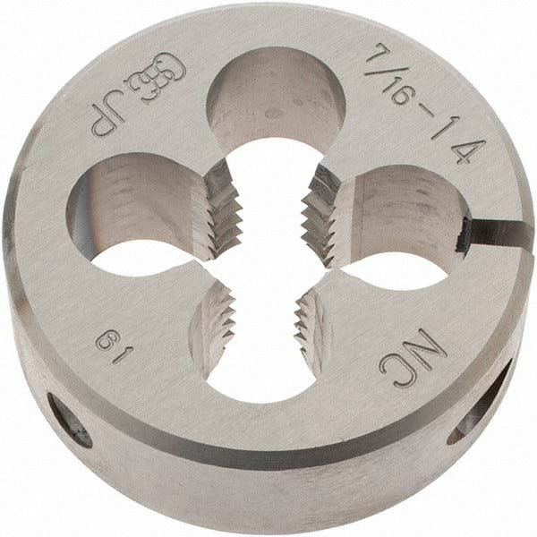 OSG Osg 2707000 Round Threading Die 7/16-14 Unc Hss
