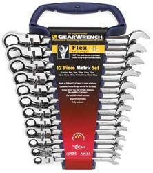 GEARWRENCH Gearwrench 9901D Ratcheting Combination Wrench Set 12pc Metric