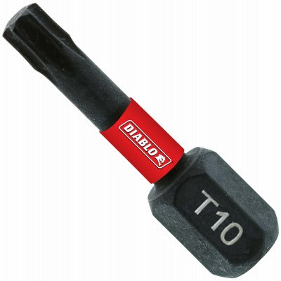 DIABLO Freud DT101P2 T10 Torx Drive Bit 1 Inch 2 Pack