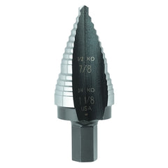 IRWIN 10239 Unibit Step-Drill Bit 7/8-Inch and 1-1/8-Inch 1/2-Inch Shank