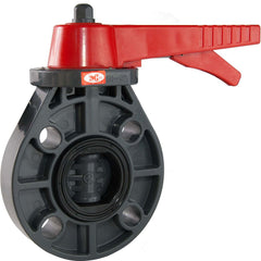 Soval 585-020 - 2" PVC Wafer Butterfly Valve - NSF