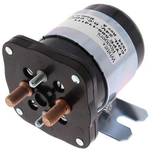 White-Rodgers 586-114111 Solenoid SPNO 24V DC Isolated Coil Continuous Duty 200 Amps