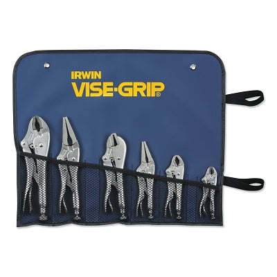 Irwin 641 The Original 6-Pc Locking Plier Set with (6) Koozie Cups