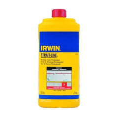 IRWIN 65102 Strait-Line Permanent Staining Marking Chalk, Red, 5 lb