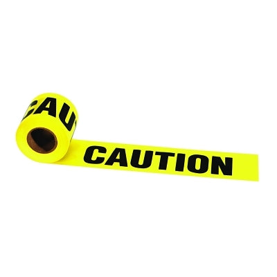 Irwin 66200 Strait-Line Barrier Tape 3 in x 300 ft Caution