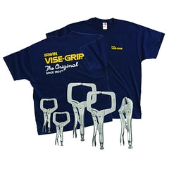 Irwin 74 The Original 5-Pc Locking Plier and Clamp Set with T-Shirt