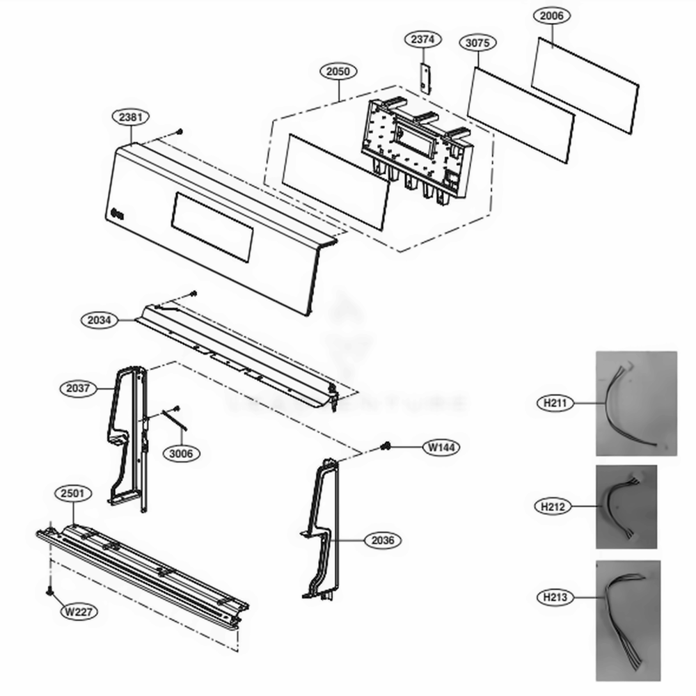LG Lg AGM30025903 Parts Assembly (12.0 x 9.0 x 3.0 inches)