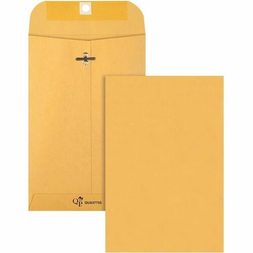 QUALITY PARK Quality Park QUA37755 Kraft Clasp Envelope 6x9 Box of 100