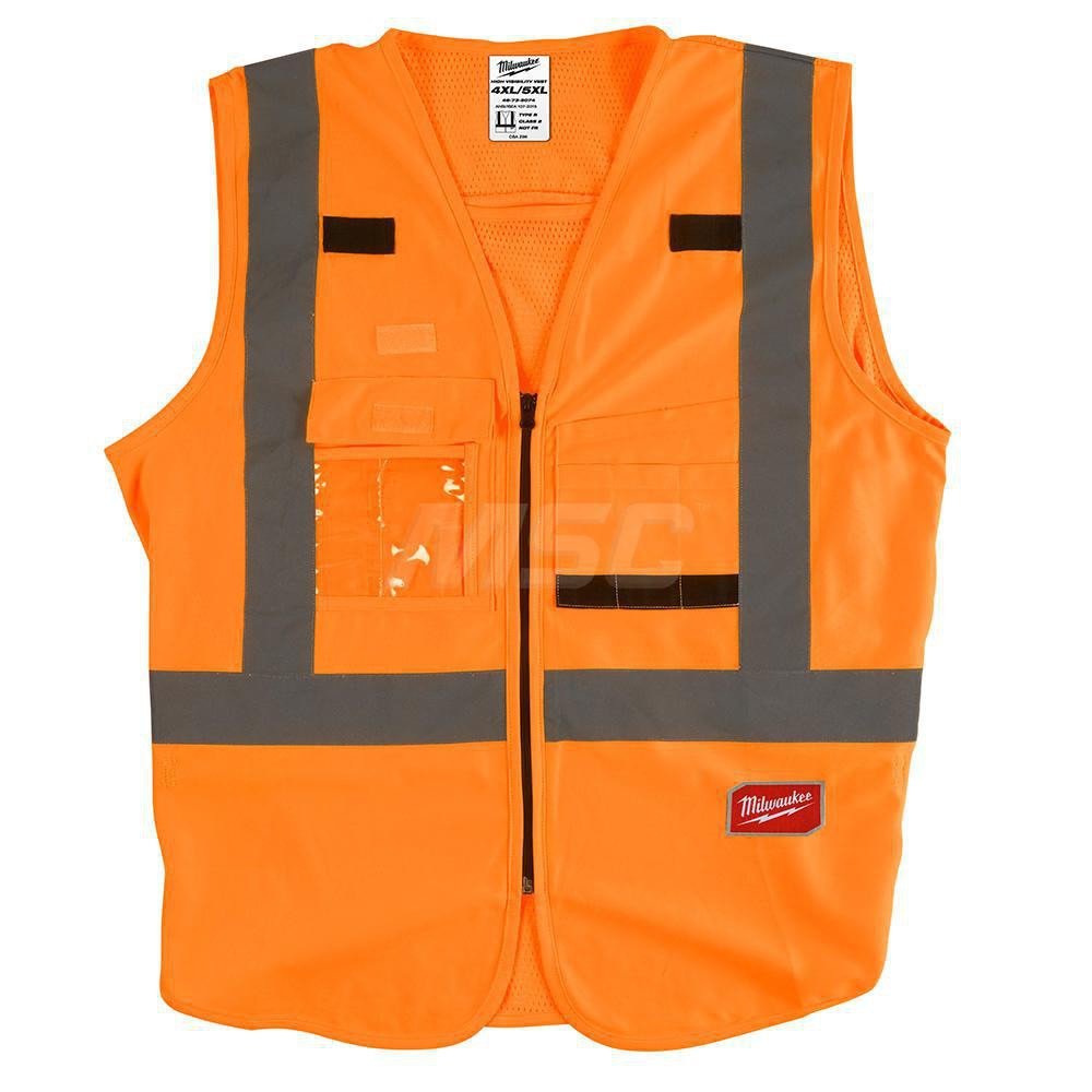 MILWAUKEE Milwaukee Tool 48-73-5074 Hi-vis Safety Vest 4x/5x-large