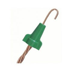 Ideal 30-092 Greenie Grounding Connector, 14 to 10 AWG, 600 VAC, Green, 100 Count