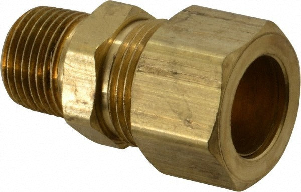 PARKER Parker 68C-10-6 Compression Tube Connector Brass 3/8-18