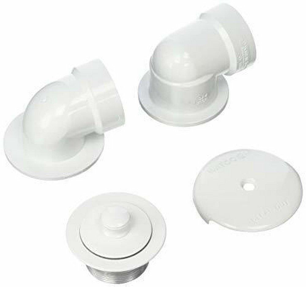 WATCO WATCO 901-PP-PVC-WH Plastic Push-Pull Drain White