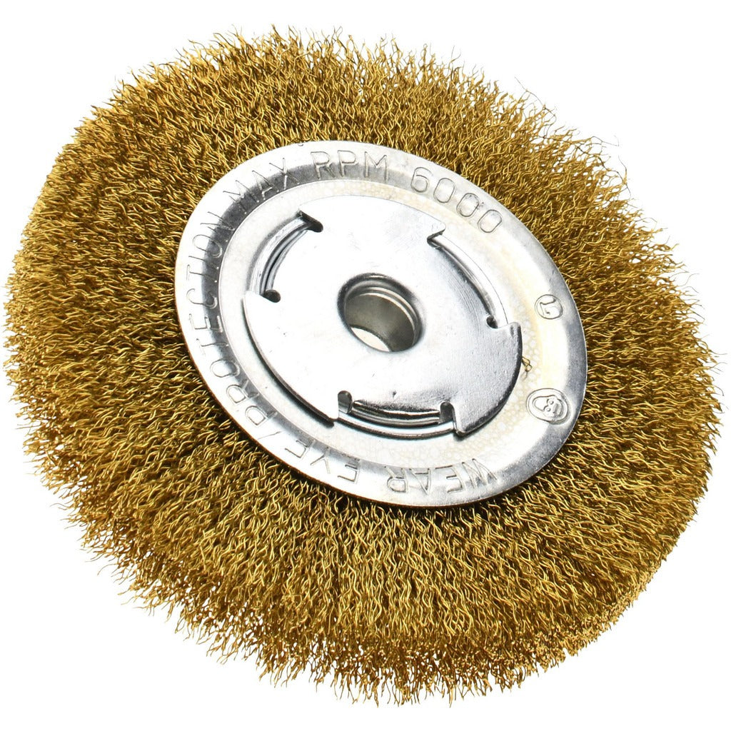 VALUE COLLECTION Value Collection 0315010335 6 in Crimped Brass Wheel Brush