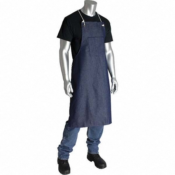 PIP Pip 200-011 Disposable Bib Apron Blue Denim 38 Inches
