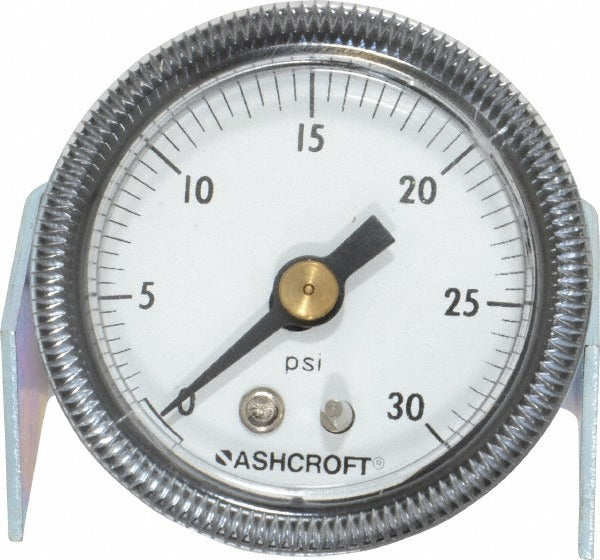 ASHCROFT Ashcroft 662876000135 Pressure Gauge 0-30 Psi 1-1/2 in