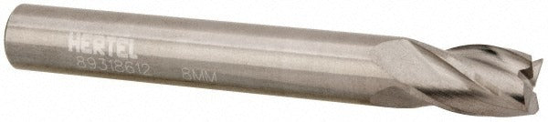 HERTEL Hertel E599924661 Square End Mill 0.315 in 4 Flute Carbide