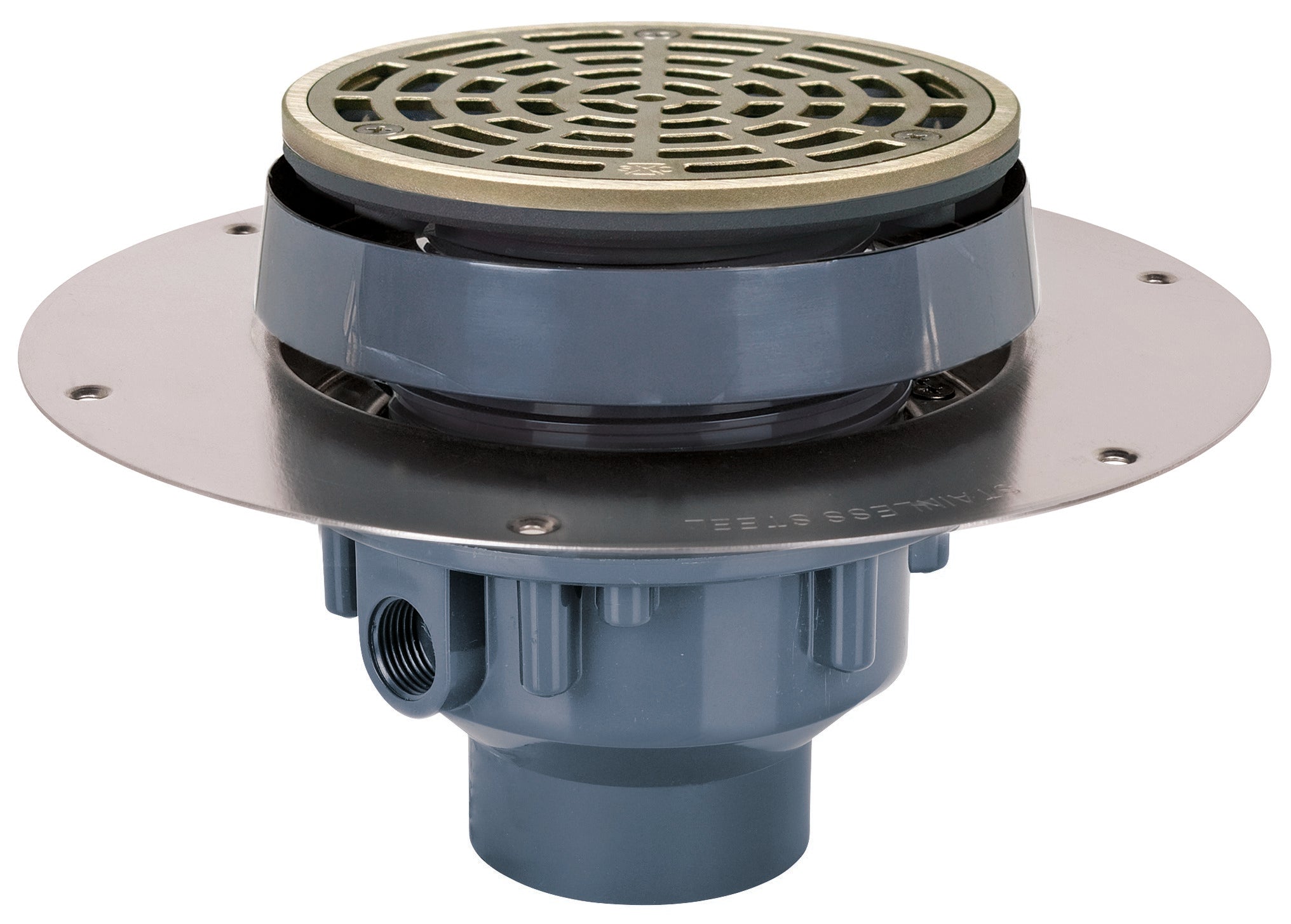 SIOUX CHIEF SIOUX CHIEF 822-F2PNR Inside Caulk Plastic Floor Drain 2 inches